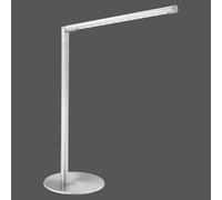 JUST LIGHT. Lampada da tavolo LED Dawda, dimmerabile, acciaio JUST LIGHT.