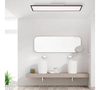 JUST LIGHT. GmbH Pannello LED plafone Flat CCT, nero, 119 x 29 cm JUST LIGHT. GmbH