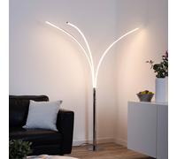 JUST LIGHT. GmbH Piantana LED Maja, 3 luci cromo JUST LIGHT. GmbH