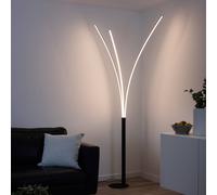 JUST LIGHT. GmbH Piantana LED Maja, 3 luci nero JUST LIGHT. GmbH