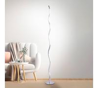 JUST LIGHT. GmbH Piantana LED Wave 3.000K 120cm acciaio JUST LIGHT. GmbH