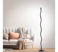 JUST LIGHT. GmbH Piantana LED Wave 3.000K 120cm nero JUST LIGHT. GmbH