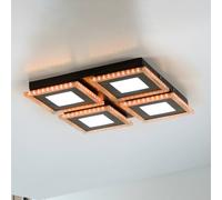 JUST LIGHT. GmbH Plafoniera LED Acri CCT RGB telecomando 44x44cm JUST LIGHT. GmbH