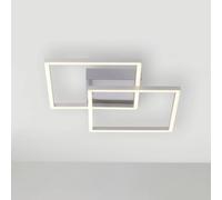 JUST LIGHT. GmbH Plafoniera LED Iven, acciaio, 35,9x35,9cm JUST LIGHT. GmbH