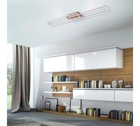 Just Light Iven lampada da soffitto 2x20 W bianco-legno 14019-78