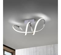 JUST LIGHT. GmbH Plafoniera LED Maria, dimming, alluminio JUST LIGHT. GmbH