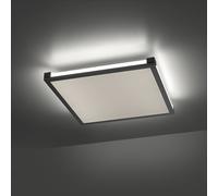 LED Aufbaupanel Nero 45x45cm 28W 1400lm RGB 2700-6500K Dimmerabile Telecomando [EEK: G]
