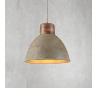 JUST LIGHT. GmbH Sospensione Samia, legno di mango, beige JUST LIGHT. GmbH