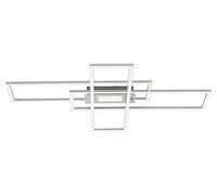 Just Light. Plafoniera LED - grigio - bianco - plastica - acciaio - 99 x 69 cm - dimmerabile