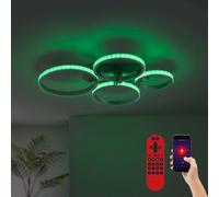 Lampada Soffitto Cucina Smart LED Dimmer Telecomando App L 59 cm [EEK: Non valutato]