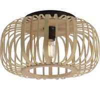 Just Light Racoon lampada da soffitto 1x40 W nero-legno 11412-79
