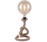 Just Light Rope lampada da tavolo 1x15 W nero-marrone 15480-18