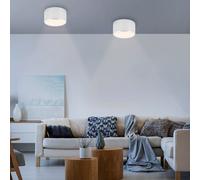 JUST LIGHT. GmbH JUST LIGHT. Plafoniera Tanika LED, bianca, Ø 16 cm, dimmerabile JUST LIGHT. GmbH