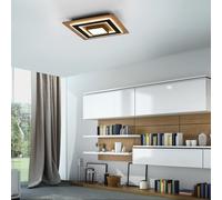 LED Plafoniera Piccolo B:40 CM Legno Metallo Bianco Caldo 3000 K 2150 Lm [EEK: E]