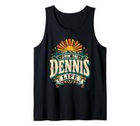Just Livin' The Dennis Life Funny Saying Personalizzato Canotta