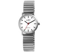 Just Liza JU10111 - Orologio da donna con cinturino in titanio e data, analogico, al quarzo, Argento Bianco 1, Bracciale