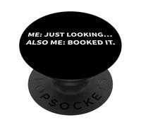 Just Looking Funny Travel Lover Meme Vacation Planning Humor PopSockets PopGrip Adesivo