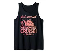 Just Married 2026 Wedding Ring Matching Tee Honeymoon Cruise Canotta