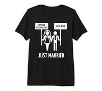 Just Married - Mission Accomplished - Game Over (JGA/W) Maglietta Premium