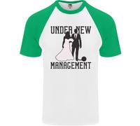 Just Married Sotto Nuovo Management DA UOMO S/S Baseball T-Shirt
