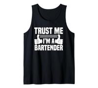 Just Me I'm A Bartender Funny Bartending Alcoholic Drink Canotta