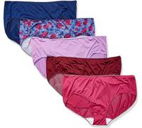 Just My Size Donna Liscio Elasticizzato Microfibra Hipster Collant 5-Pack, Misti