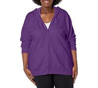 JUST MY SIZE Felpa con Cappuccio EcoSmart da Donna, Viola Splendor Heather, 5X Grande
