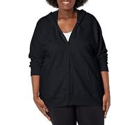 JUST MY SIZE Hanes ComfortBlend Felpa con Cappuccio EcoSmart da Donna, Ebano, 3XL