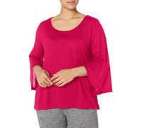Just My Size Top Pintuck Donna Taglia Forte