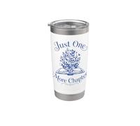 Just One More Capitolo Libro Amante Reading Plant Design Bicchiere termico in acciaio inox doppia parete
