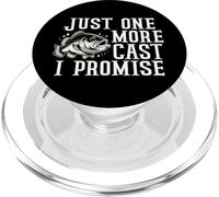 Just One More Cast I Promise Design | Pesca divertente PopSockets PopGrip per MagSafe