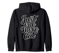 Just One More Cat Felpa con Cappuccio