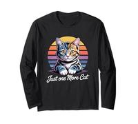 Just One More Cat Maglia a Manica