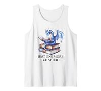 Just One More Chapter Book Dragon Reading Book Lover Bookish Canotta