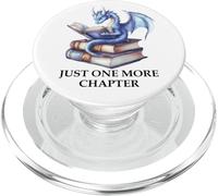 Just One More Chapter Book Dragon Reading Book Lover Bookish PopSockets PopGrip per MagSafe