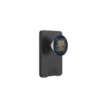 Just One More Chapter Book Lover Librarian Bookish Navy Blue PopSockets PopWallet per MagSafe