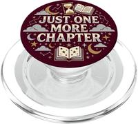 Just One More Chapter Book Lover Librarian Bookish PopSockets PopGrip per MagSafe