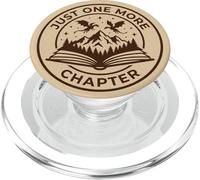 Just One More Chapter Book Reader Fantasy Dragon Bookish PopSockets PopGrip per MagSafe