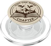 Just One More Chapter Book Reader Fantasy Dragon Bookish PopSockets PopGrip per MagSafe
