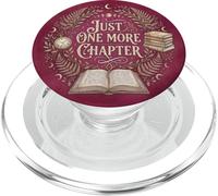 Just One More Chapter Book Reading Theme Pink Bookish PopSockets PopGrip per MagSafe