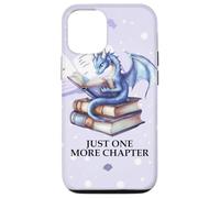 Just One More Chapter Book Worm Purple Dragon Reading Lovers Custodia per iPhone 12/12 Pro