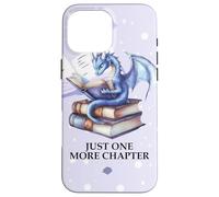 Just One More Chapter Book Worm Purple Dragon Reading Lovers Custodia per iPhone 16 Pro Max