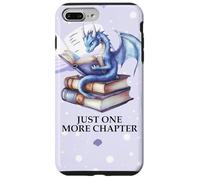Just One More Chapter Book Worm Purple Dragon Reading Lovers Custodia per iPhone 7 Plus/8 Plus