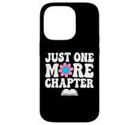 Just One More Chapter Bookworm Amante dei libri Nerd Reading Fun Custodia per iPhone 14 Pro