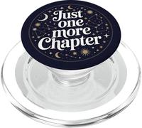 Just One More Chapter Celestial Moon Star Book Lover PopSockets PopGrip per MagSafe