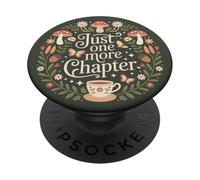 Just One More Chapter Cottagecore Book Lover Aesthetic PopSockets PopGrip Adesivo