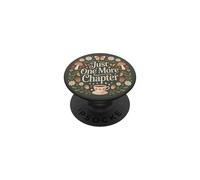 Just One More Chapter Cottagecore Book Lover Green PopSockets PopGrip Adesivo