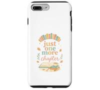 Just One More Chapter Cozy Book Lover Reading & Coffee Custodia per iPhone 7 Plus/8 Plus