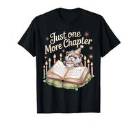 Just One More Chapter Cute Otter Reading National Book Day Maglietta
