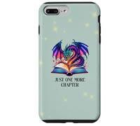 Just One More Chapter Fantasy Book Dragon Reading Bookish Custodia per iPhone 7 Plus/8 Plus
